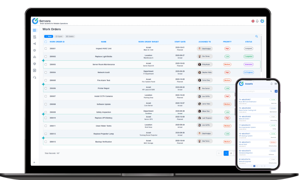 Servora Dashboard