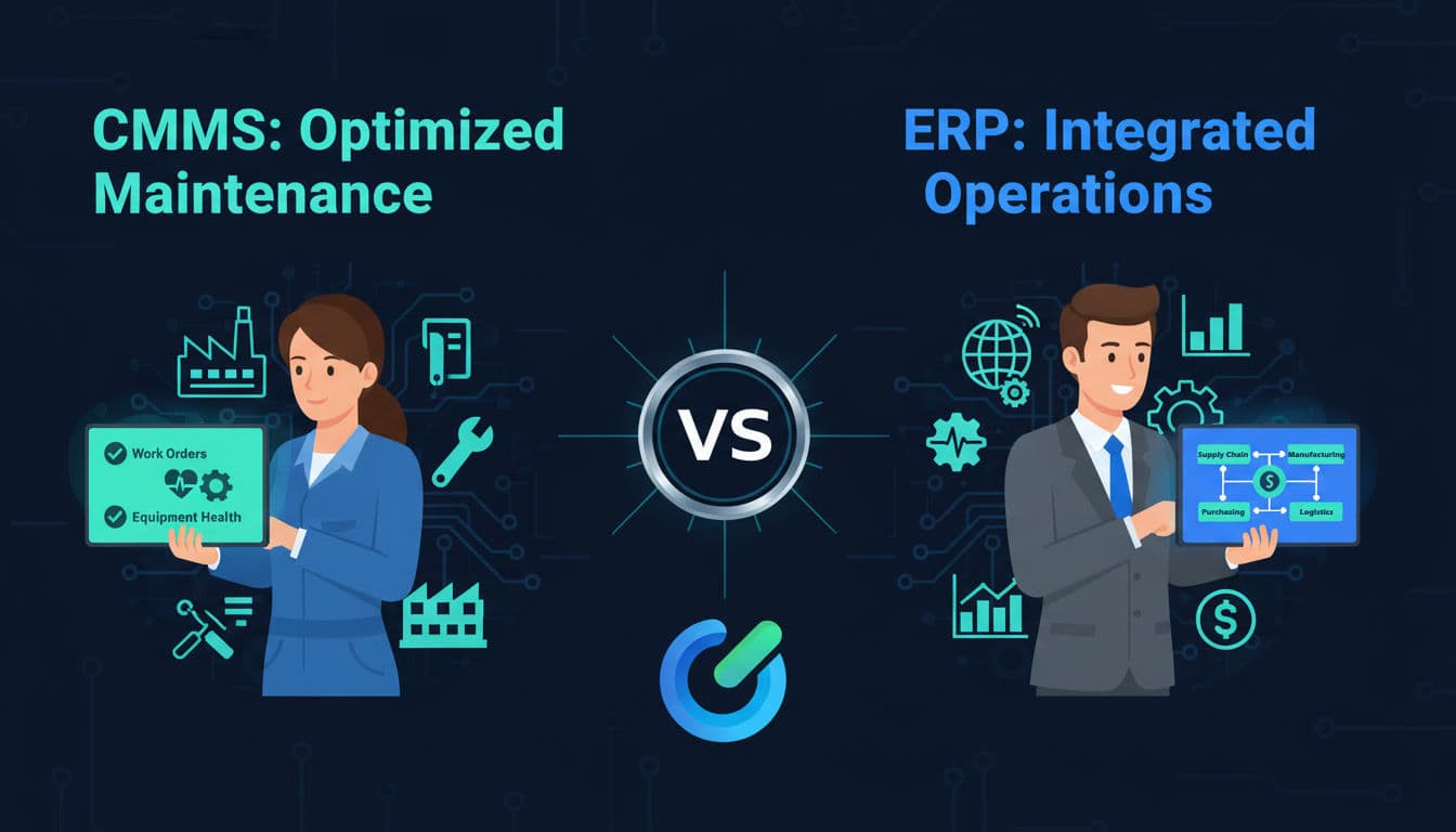 ERP vs CMMS: Key Differences Explained for 2026